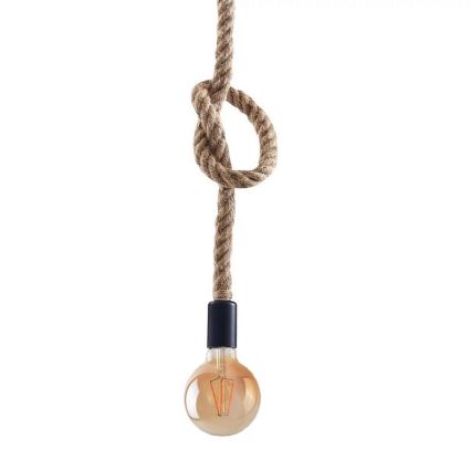 LED Luster na lanku ROPE 1xE27/8W/230V