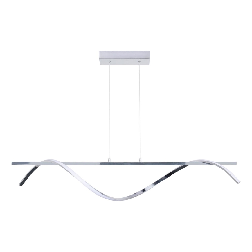 LED Luster na lanku RUMBA LED/23W/230V 4000K lesklý chróm