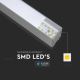 LED Luster na lanku SAMSUNG CHIP LED/40W/230V 4000K strieborná