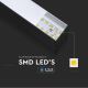 LED Luster na lanku SAMSUNG CHIP LED/40W/230V 6400K čierna