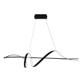 LED Luster na lanku SASH LED/36W/230V čierna