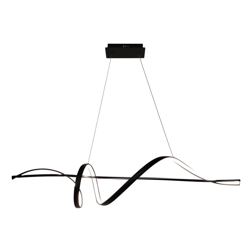 LED Luster na lanku SASH LED/36W/230V čierna