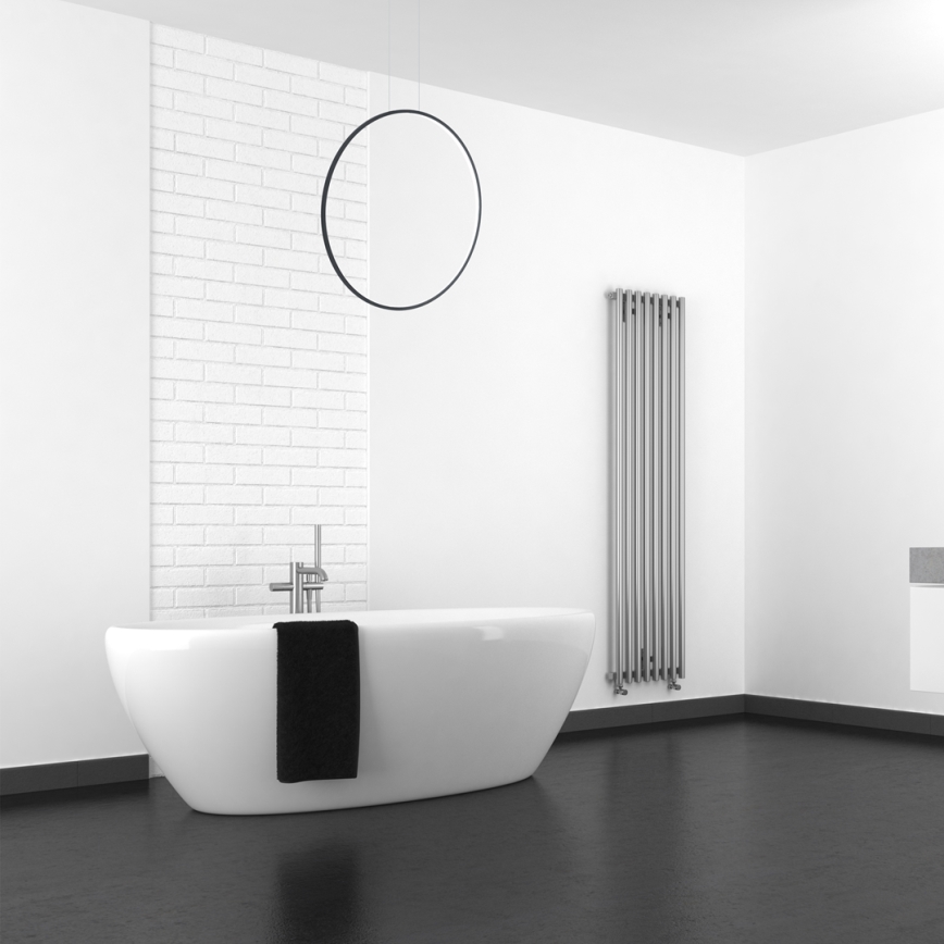 LED luster na lanku SATURNO LED/46W/230V pr. 80 cm IP44 čierny