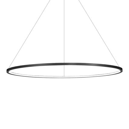 LED luster na lanku SATURNO LED/57W/230V pr. 100 cm IP44 čierna