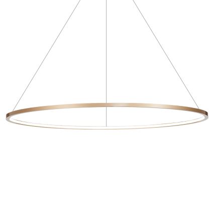 LED Luster na lanku SATURNO LED/65W/230V pr. 120 cm IP44 zlatá