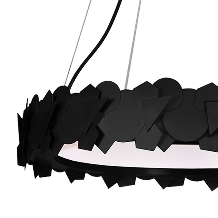 LED luster na lanku SOHO LED/24W/230V čierny