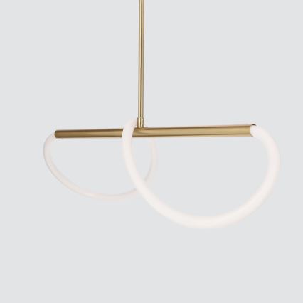 LED luster na lanku SUPREME LED/18W/230V 80 cm zlatý