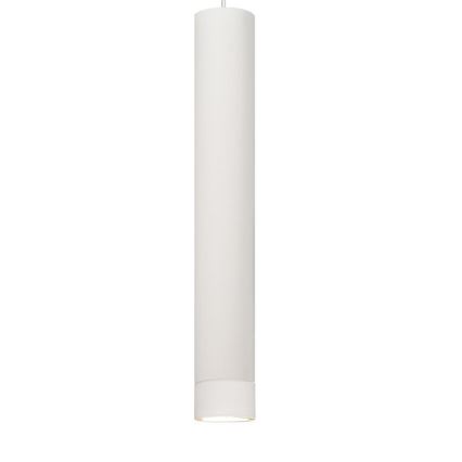 LED Luster na lanku TUBA 1xGU10/4,8W/230V biela