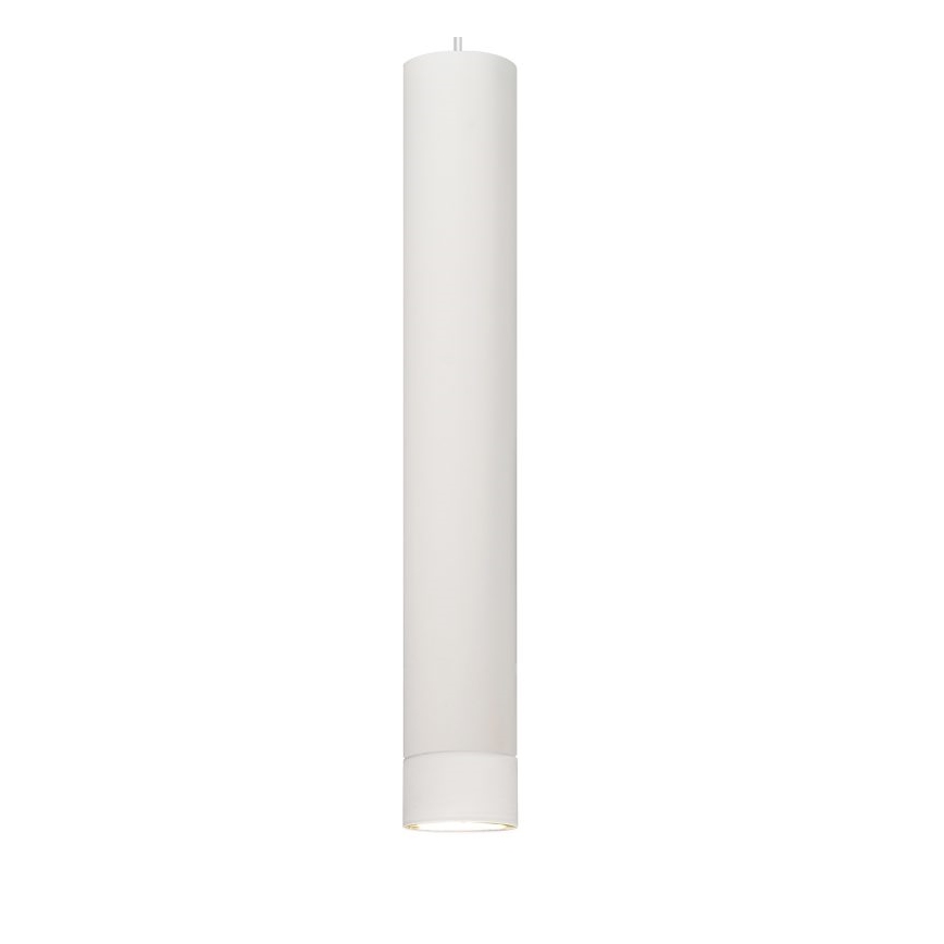 LED Luster na lanku TUBA 1xGU10/4,8W/230V biela