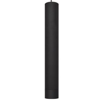 LED Luster na lanku TUBA 1xGU10/4,8W/230V čierna