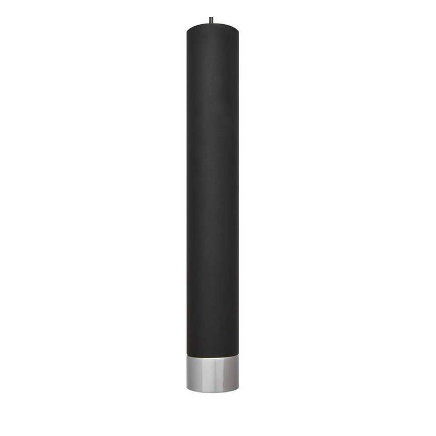 LED Luster na lanku TUBA 3xGU10/4,8W/230V čierna/lesklý chróm