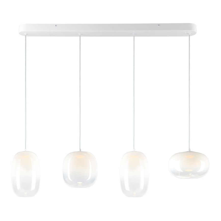 LED Luster na lanku VASO LED/15W/230V biela