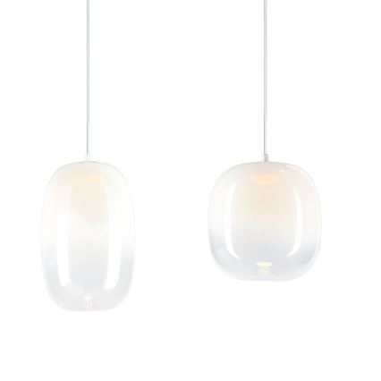 LED Luster na lanku VASO LED/15W/230V biela