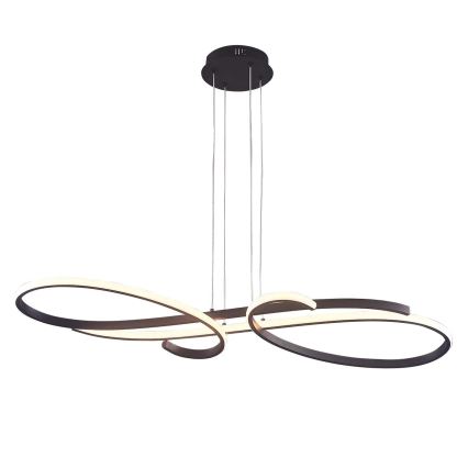 LED luster na lanku VIOLIN LED/40W/230V čierny