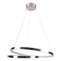 LED Luster na lanku ZEFIRA LED/40W/230V 4000K pr. 50 cm lesklý chróm