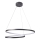 LED Luster na lanku ZEFIRA LED/52W/230V 4000K pr. 60 cm antracit