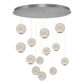 LED Lustre na lane CREMONA 13xLED/5W/230V 3000K matný chróm