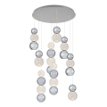 LED Lustre na lanku CREMONA LED/51W/230V 3000K matný chróm