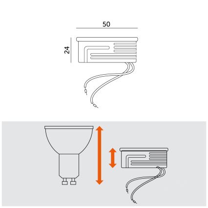 LED Modul LED/5W/230V 3000K