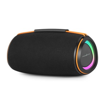 LED nabíjací reproduktor 60 W / 2000 mAh, IPX4, čierny