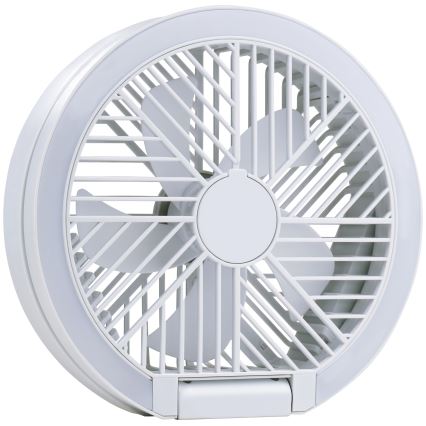 LED nabíjací stolný ventilátor 3,7 V 1200 mAh