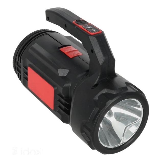 LED Nabíjacia baterka LED/5V 500 lm 1200 mAh čierna