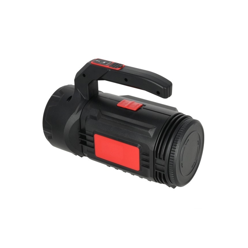 LED Nabíjacia baterka LED/5V 500 lm 1200 mAh čierna