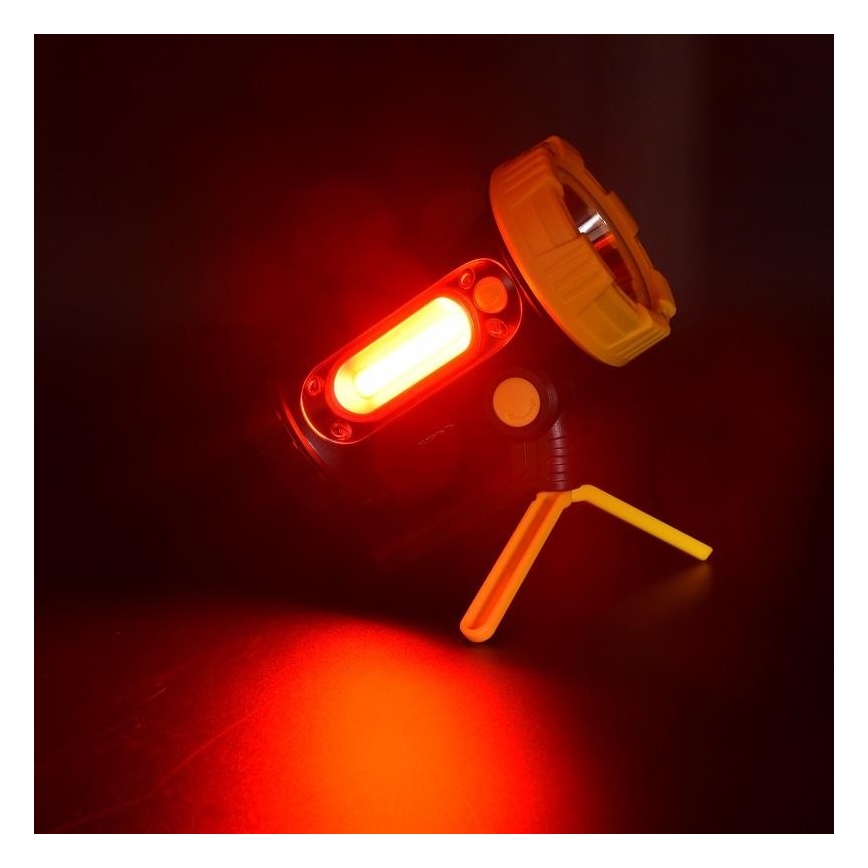 LED Nabíjacia baterka LED/5W/4000mAh + LED/3W