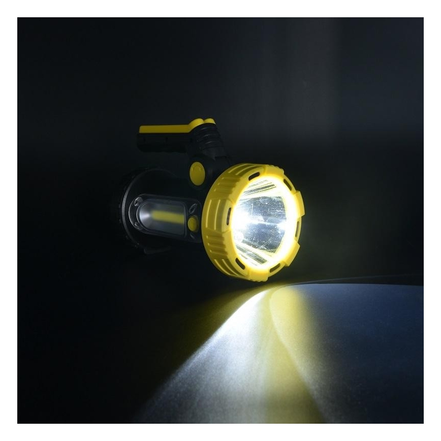 LED Nabíjacia baterka LED/5W/4000mAh + LED/3W