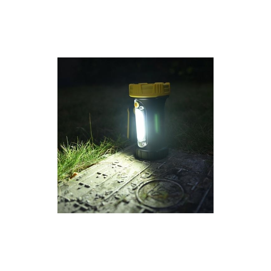 LED Nabíjacia baterka LED/5W/4000mAh + LED/3W