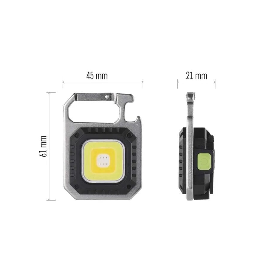 LED nabíjacia baterka LED/USB/3,7V 750 lm 500 mAh