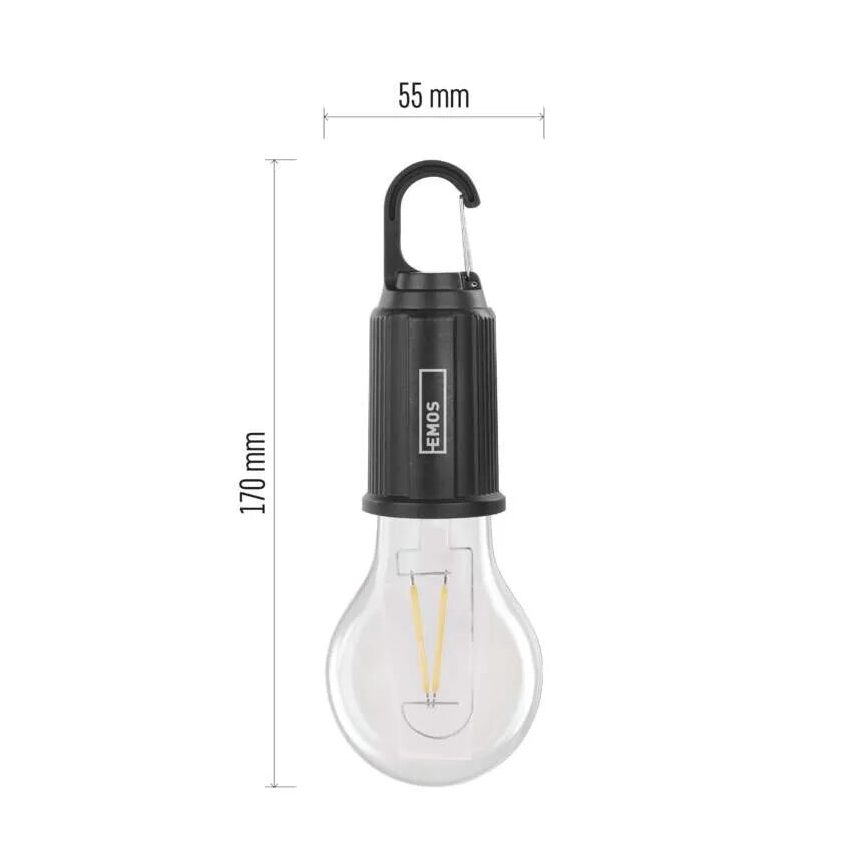 LED nabíjacia baterka LED/USB IP44 90 lm 400mAh