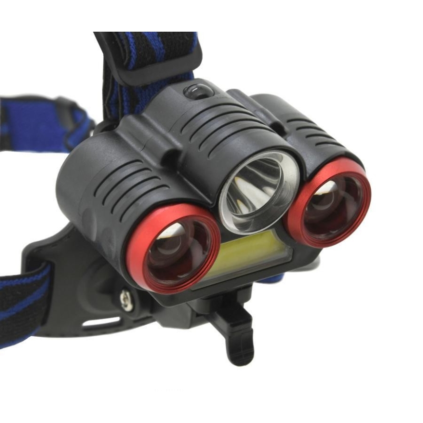 LED Nabíjacia čelovka LED/USB 670lm