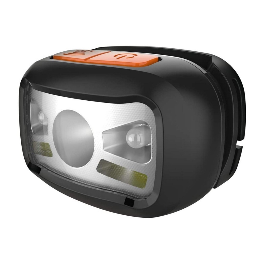 LED Nabíjacia čelovka s červeným svetlom LED/3W/5V