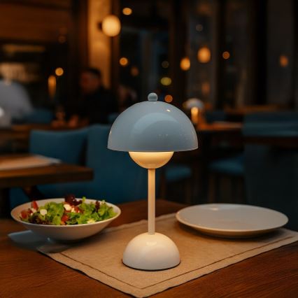 LED Nabíjacia dotyková stolná lampa COSTA LED/3W/5V 2400 mAh 3000-6000K biela