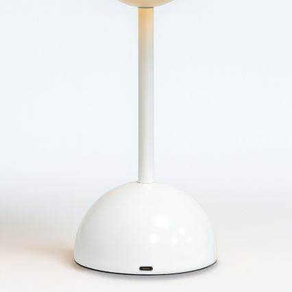 LED Nabíjacia dotyková stolná lampa COSTA LED/3W/5V 2400 mAh 3000-6000K biela