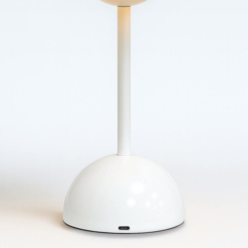 LED Nabíjacia dotyková stolná lampa COSTA LED/3W/5V 2400 mAh 3000-6000K biela