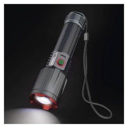 LED nabíjacia kovová baterka LED/5V 3000 lm 5000 mAh IP43