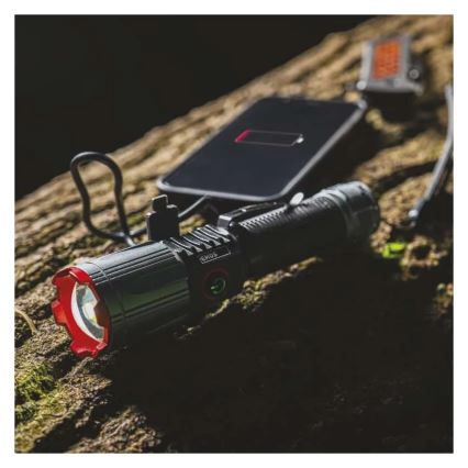 LED nabíjacia kovová baterka LED/5V 3000 lm 5000 mAh IP43