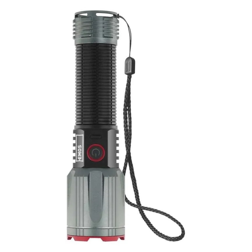 LED nabíjacia kovová baterka LED/5V 3000 lm 5000 mAh IP43