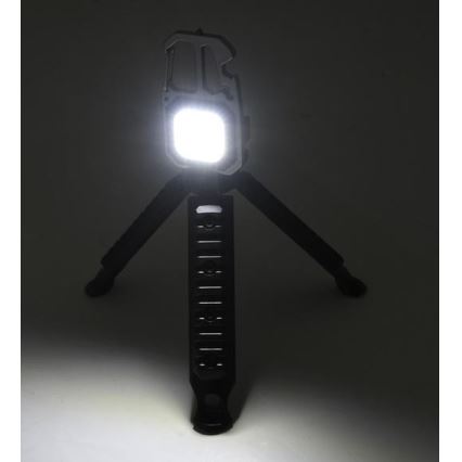 LED Nabíjacia multifunkčná svietidlo so stojanom LED/USB-C 400 mAh