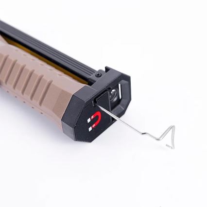 LED Stmievateľná nabíjacia pracovná baterka s funkciou powerbanky LED/4W/5V IPX4 600 lm 2000 mAh