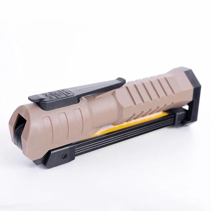 LED Stmievateľná nabíjacia pracovná baterka s funkciou powerbanky LED/4W/5V IPX4 600 lm 2000 mAh