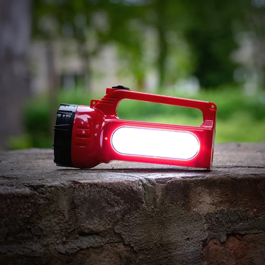 LED Nabíjacia solárna baterka LED/7W/230V 400 lm 3200 mAh