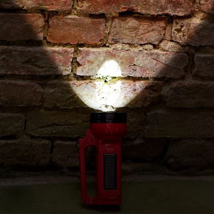 LED Nabíjacia solárna baterka LED/7W/230V 400 lm 3200 mAh