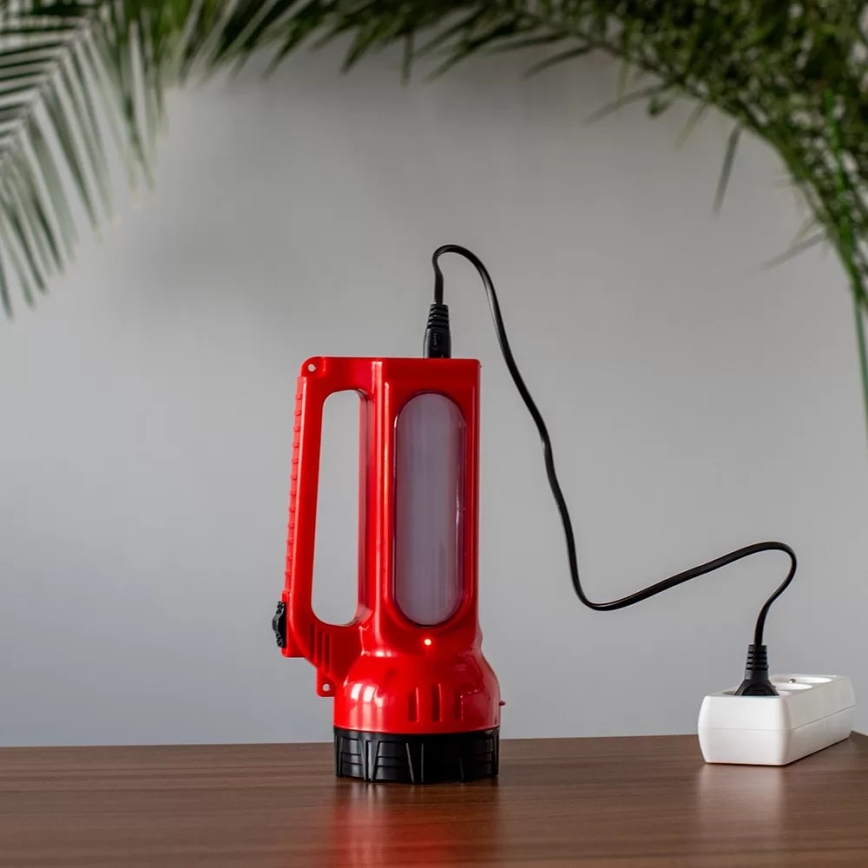 LED Nabíjacia solárna baterka LED/7W/230V 400 lm 3200 mAh