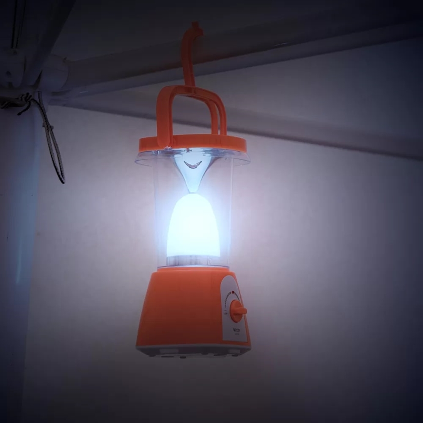 LED Stmievateľná nabíjacia solárna lampa s funkciou powerbanky LED/230V 710 lm 1600 mAh