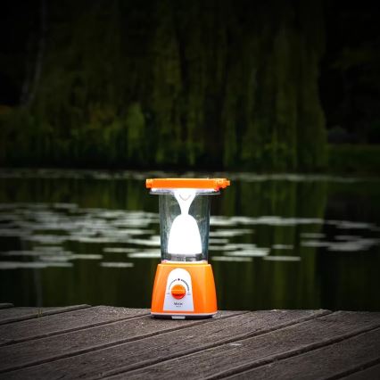 LED Stmievateľná nabíjacia solárna lampa s funkciou powerbanky LED/230V 710 lm 1600 mAh