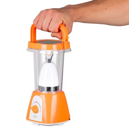 LED Stmievateľná nabíjacia solárna lampa s funkciou powerbanky LED/230V 710 lm 1600 mAh