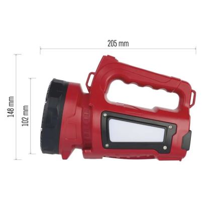 LED Nabíjacia baterka LED/3,7V IP44 1000 lm 15000mAh